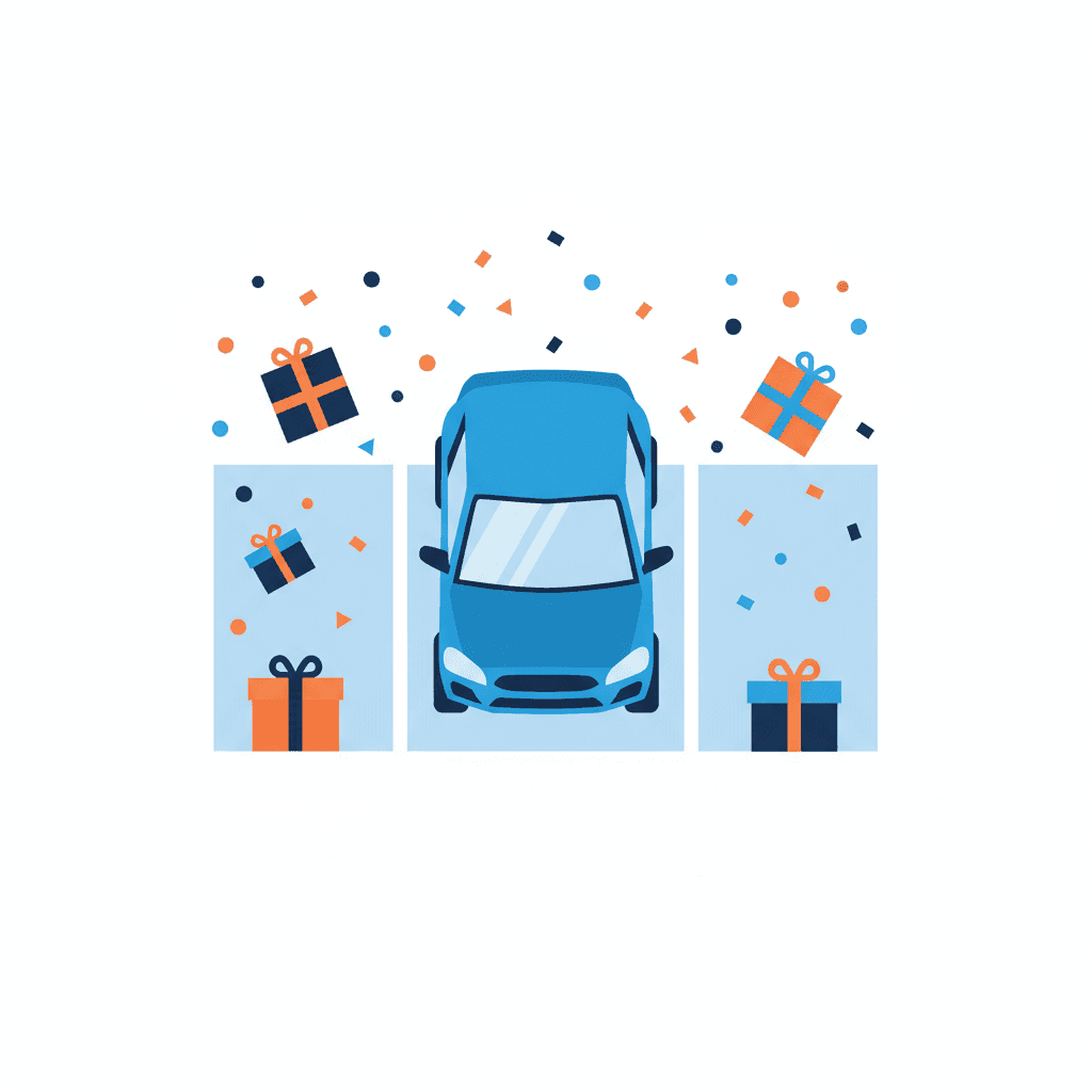 Mobil dan hadiah MobbiRaffle